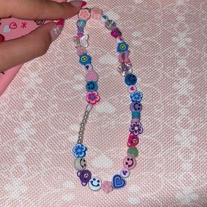 Handmade cell phone charm strap